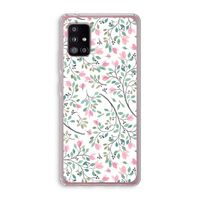 Sierlijke bloemen: Samsung Galaxy A51 5G Transparant Hoesje