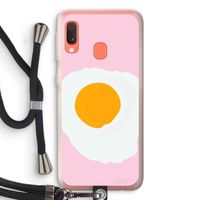 Sunny side up: Samsung Galaxy A20e Transparant Hoesje met koord