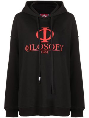 Philosophy Di Lorenzo Serafini hoodie à logo imprimé - Noir