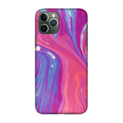 Paarse stroom: Volledig geprint iPhone 11 Pro Hoesje