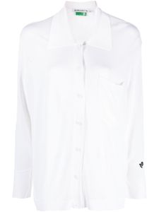 Bernadette chemise Donna en maille - Blanc