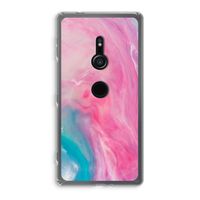 Roze explosie: Sony Xperia XZ2 Transparant Hoesje