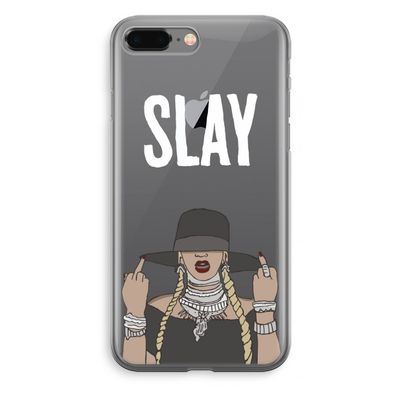 Slay All Day: iPhone 8 Plus Transparant Hoesje