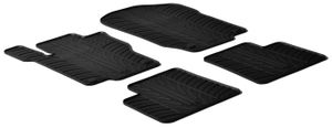 Rubbermatten passend voor Mercedes M-Klasse W164 2005- (T-Design 4-delig + montageclips) GL0325