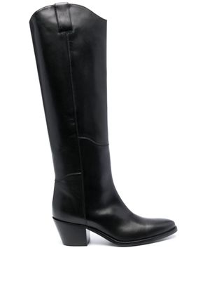 P.A.R.O.S.H. bottes en cuir 65mm - Noir