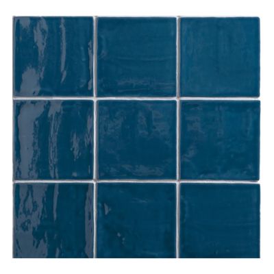 By Goof Oud Hollandse Witjes Wandtegel | 13x13 cm | Vintage | Glans Marine