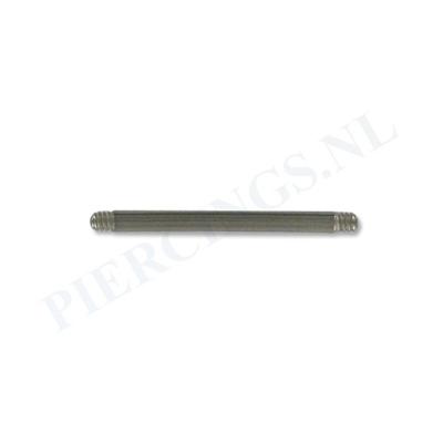 Staafje barbell titanium 1.6 mm 8 - 24 mm 20 mm