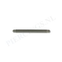 Staafje barbell titanium 1.6 mm 8 - 24 mm 20 mm