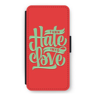 Turn hate into love: iPhone 12 Pro Max Flip Hoesje