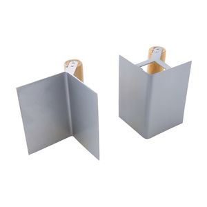 Silverline 2-delige hoektroffelset | 125 x 80 mm - 633461