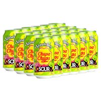 Chupa Chups - Sparkling Sour Green Apple Frisdrank - 24x 345ml - thumbnail