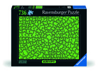Ravensburger puzzel Krypt Neon Green 736 stukjes
