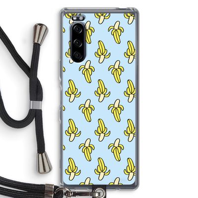 Bananas: Sony Xperia 5 Transparant Hoesje met koord
