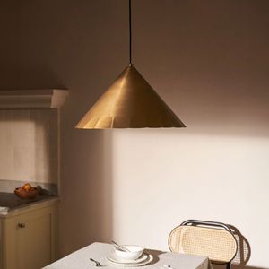 Kave Home Hanglamp 'Parlava' Ø46cm, kleur Zink