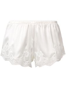 Dolce & Gabbana short à empiècements en dentelle - Blanc