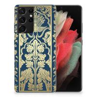 Samsung Galaxy S21 Ultra | TPU Case | Beige Flowers
