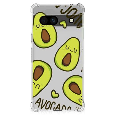Google Pixel 7A Stevig | Bumper Hoesje | Avocado Singing Google Pixel 7A Stevig | Bumper Hoesje | Avocado Singing