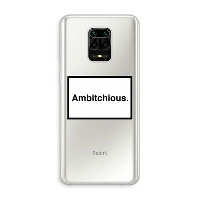 Ambitchious: Xiaomi Redmi Note 10 Lite Transparant Hoesje