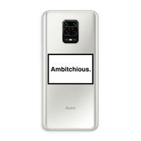Ambitchious: Xiaomi Redmi Note 10 Lite Transparant Hoesje