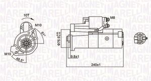 Startmotor / Starter MQS1221