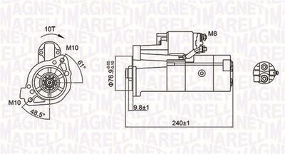 Startmotor / Starter MQS1221