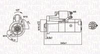 Startmotor / Starter MQS1221 - thumbnail