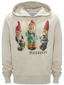 JW Anderson hoodie Gnome Trio en coton - Tons neutres