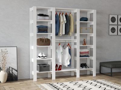 Kledingkast CITADEL 160 cm wit