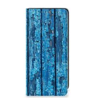 Samsung Galaxy A41 Book Wallet Case Wood Blue