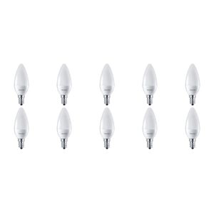 PHILIPS - LED Lamp 10 Pack - CorePro Candle 827 B38 FR - E14 Fitting - 7W - Warm Wit 2700K | Vervangt 60W