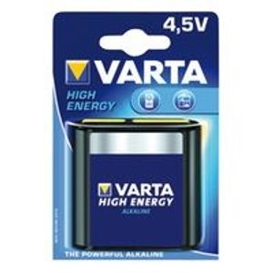 Varta high energy alkaline 4.5v/3lr12 platte batterij blister 34912