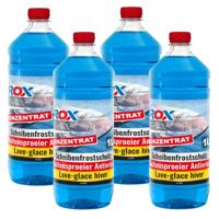Rox Ruitensproeier vloeistof - 4x - concentraat - antivries - 1 liter - tot max -30 graden Celsius -