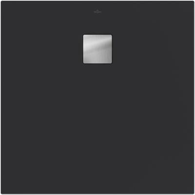 Villeroy & Boch Excello douchevloer - 90x90cm - polyurethaan/acryl Anthracite uda9090exc1v-1s