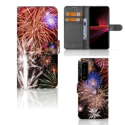 Sony Xperia 1 III | Wallet Case | met Pasjes | Vuurwerk