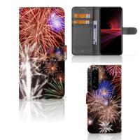 Sony Xperia 1 III | Wallet Case | met Pasjes | Vuurwerk