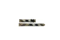 Horlogeband Burberry BU9222 / BU9219 Leder/Kunststof Multicolor 14mm