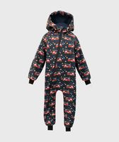 Waterproof Softshell Overall Comfy Firetrucks Dark Blue Jumpsuit