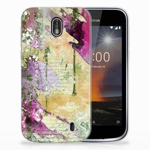 Hoesje maken Nokia 1 Letter Painting