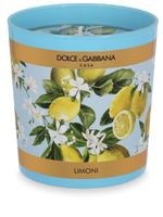 Dolce & Gabbana bougie parfumée à imprimé graphique (250g) - Bleu - thumbnail