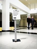 Durable INFO SIGN STAND A3 - 4813 Informatiezuil DIN A3 280 mm x 36 mm x 125 mm x 80 mm 1 stuk(s) - thumbnail