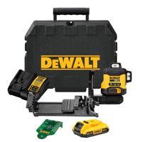 DeWALT DCLE34031D1 3x360° Compacte Kruislijnlaser Groen 18V 2.0Ah in Koffer