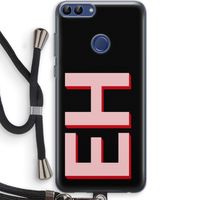 Monogram: Huawei P Smart (2018) Transparant Hoesje met koord