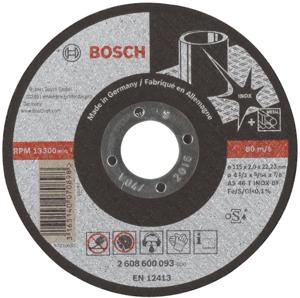 Bosch Accessories 2608600093 2608600093 Doorslijpschijf recht 115 mm 1 stuk(s) Staal