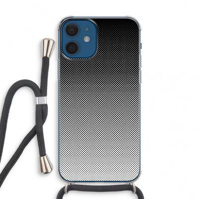 Musketon Halftone: iPhone 12 mini Transparant Hoesje met koord