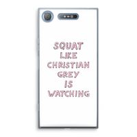 Christian Grey: Sony Xperia XZ1 Transparant Hoesje