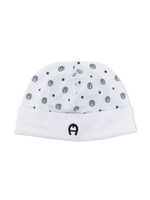 Aigner Kids casquette à logo imprimé - Blanc