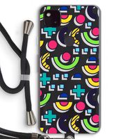 8-bit N°6: Pixel 4a 5G Transparant Hoesje met koord