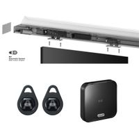 JNF K7 automatische schuifrail set 3000 mm met Airkey wandlezer inbouw - thumbnail