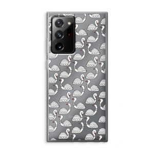 Zwanen: Samsung Galaxy Note 20 Ultra / Note 20 Ultra 5G Transparant Hoesje