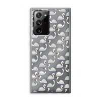 Zwanen: Samsung Galaxy Note 20 Ultra / Note 20 Ultra 5G Transparant Hoesje
